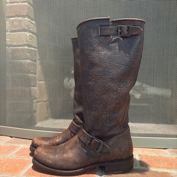 Frye Women's Veronica Slouch Boots Size 9.5 Brown - Picture 4 of 6